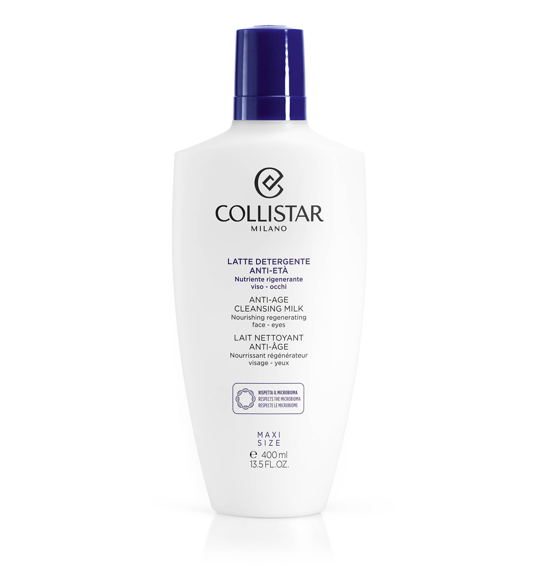 ANTI-AGE CLEANSING MILK FACE·EYES - Cleansers | Collistar - Shop Online Ufficiale
