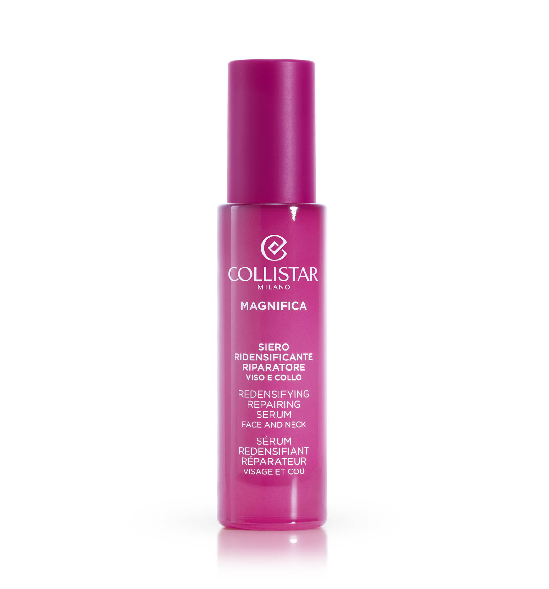 MAGNIFICA REDENSIFYING REPAIRING SERUM FACE AND NECK - VALENTINE’S DAY | Collistar - Shop Online Ufficiale