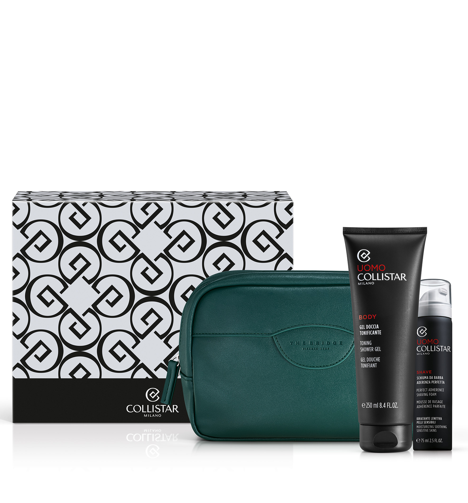 UOMO TONING SHOWER GEL 250 ml GIFT SET - nuovi_prodotti | Collistar - Shop Online Ufficiale