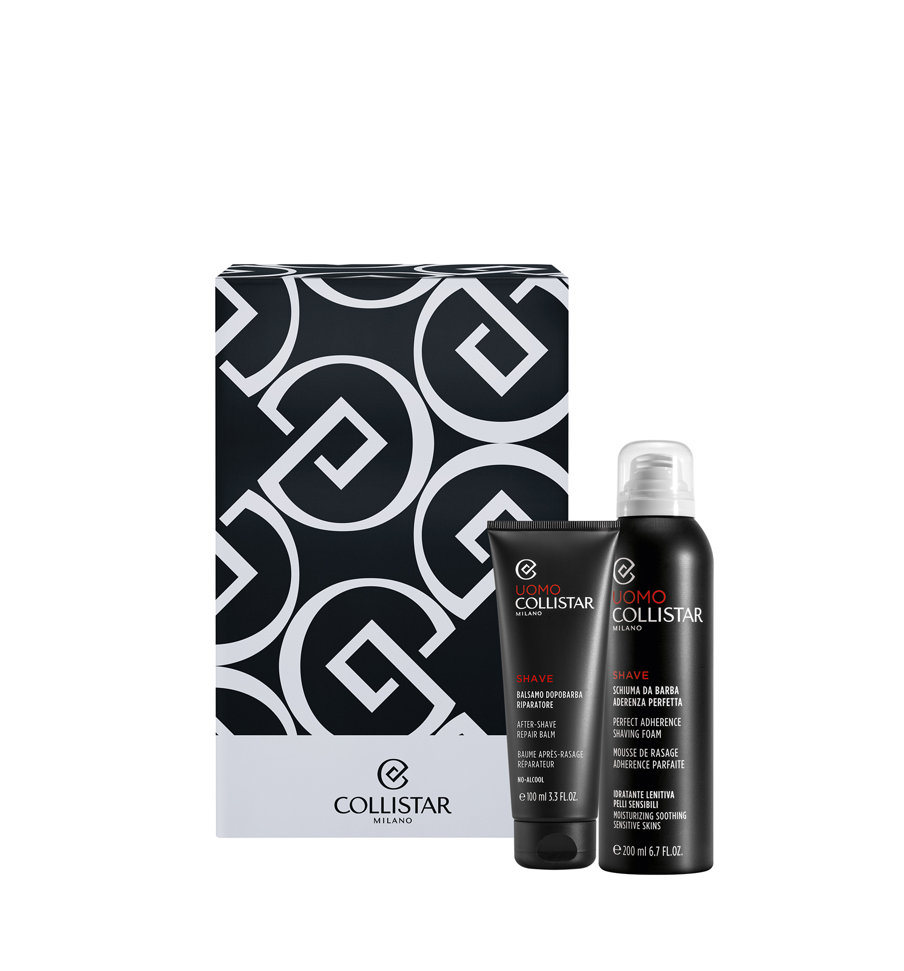 GIFTSET PERFECT ADHERENCE SHAVING FOAM MOISTURIZING SOOTHING SENSITIVE SKIN 200 ml - Giftsets | Collistar - Shop Online Ufficiale