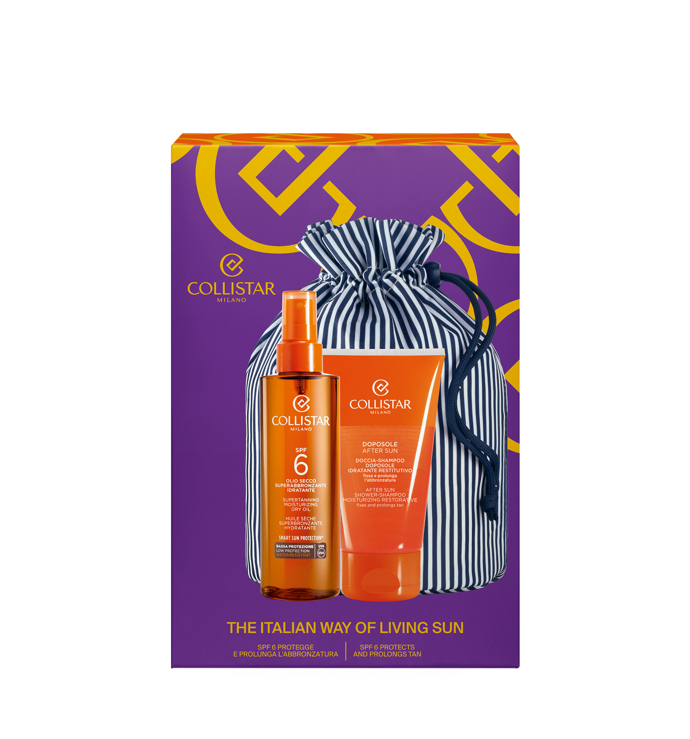 GIFTSET SUPERTANNING MOISTURIZING DRY OIL SPF 6 200 ml - Collistar - Shop Online Ufficiale