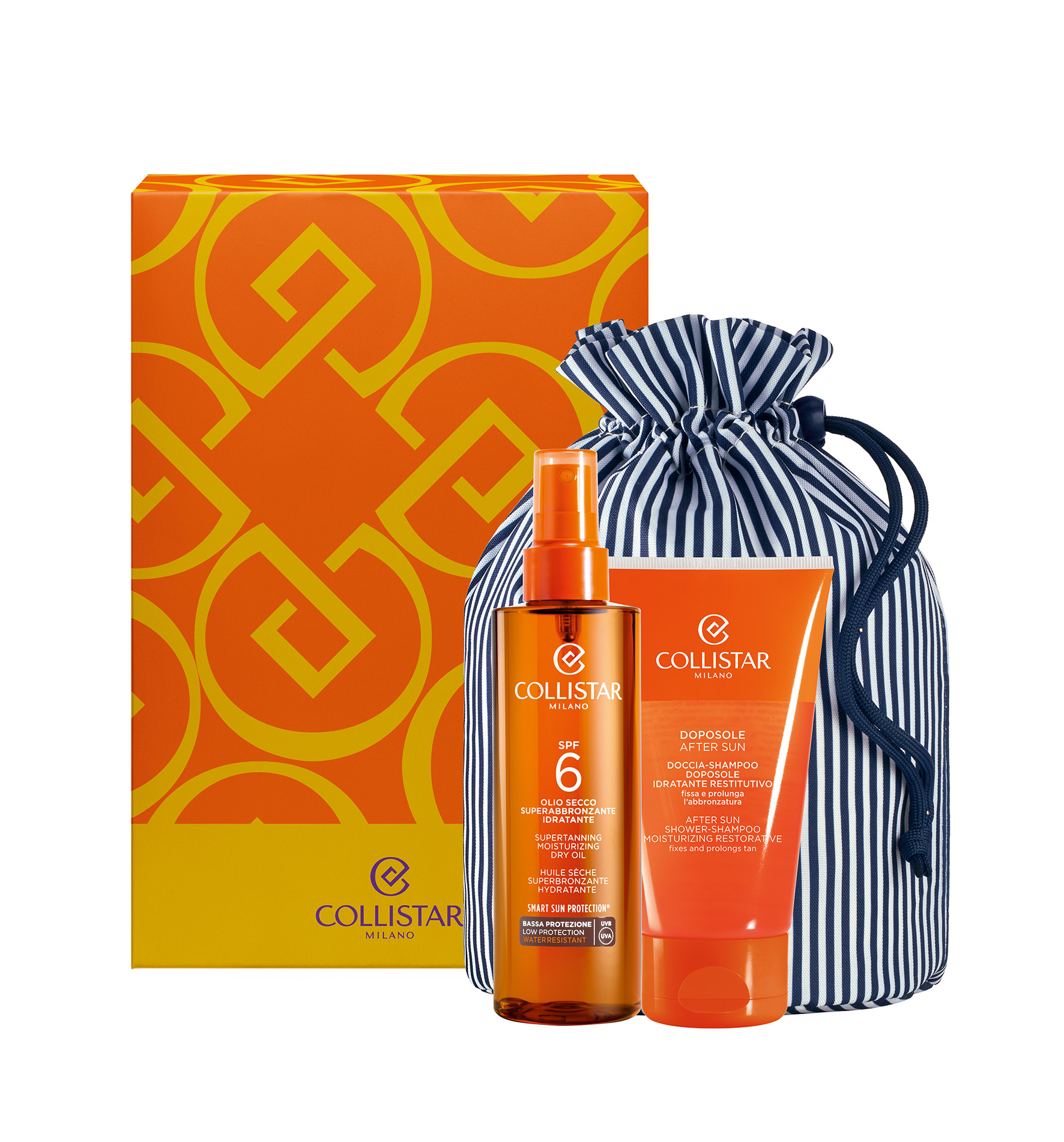 GIFTSET SUPERTANNING MOISTURIZING DRY OIL SPF 6 200 ml - nuovi_prodotti | Collistar - Shop Online Ufficiale