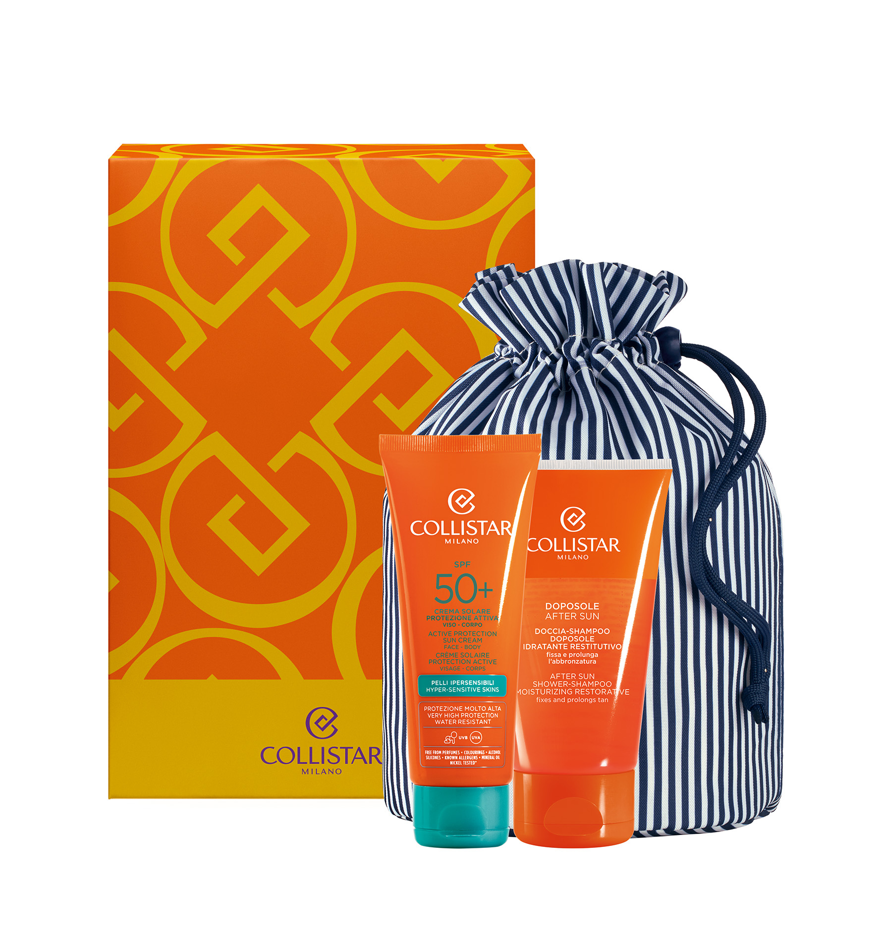 GIFTSET ACTIVE PROTECTION SUN CREAM HYPER-SENSITIVE SKINS SPF 50+ 100 ml - nuovi_prodotti | Collistar - Shop Online Ufficiale