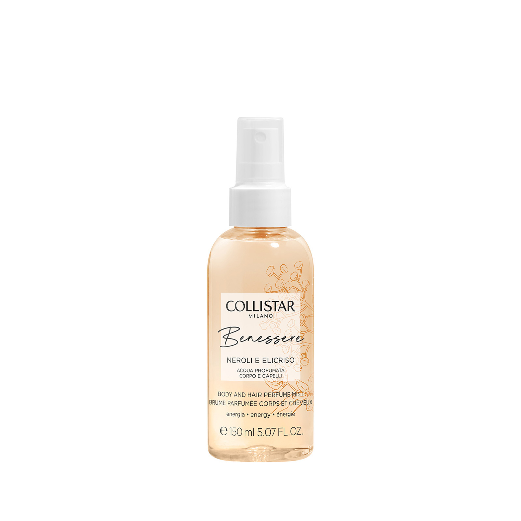 BENESSERE NEROLI E ELICRISO ACQUA PROFUMATA CORPO E CAPELLI - Corpo | Collistar - Shop Online Ufficiale