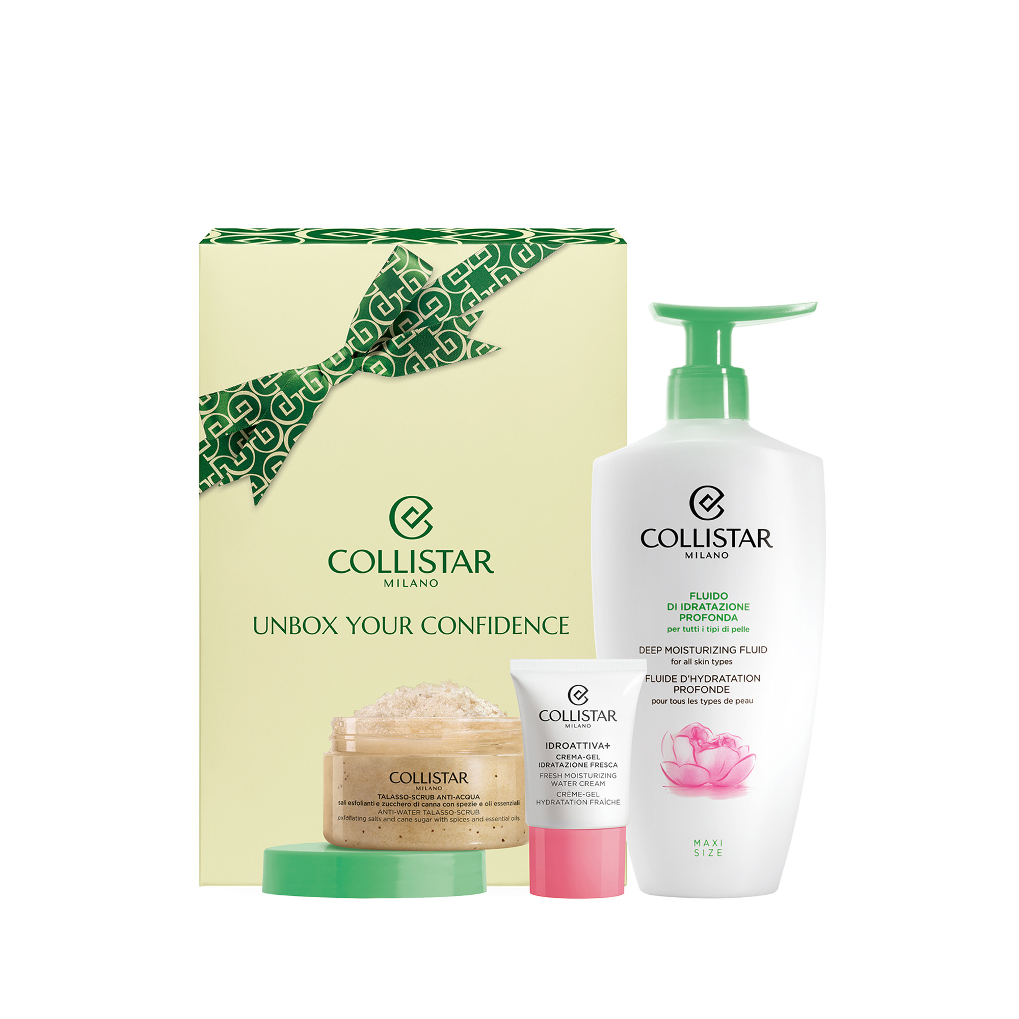 COFANETTO FLUIDO DI IDRATAZIONE PROFONDA 400ml - Corpo | Collistar - Shop Online Ufficiale