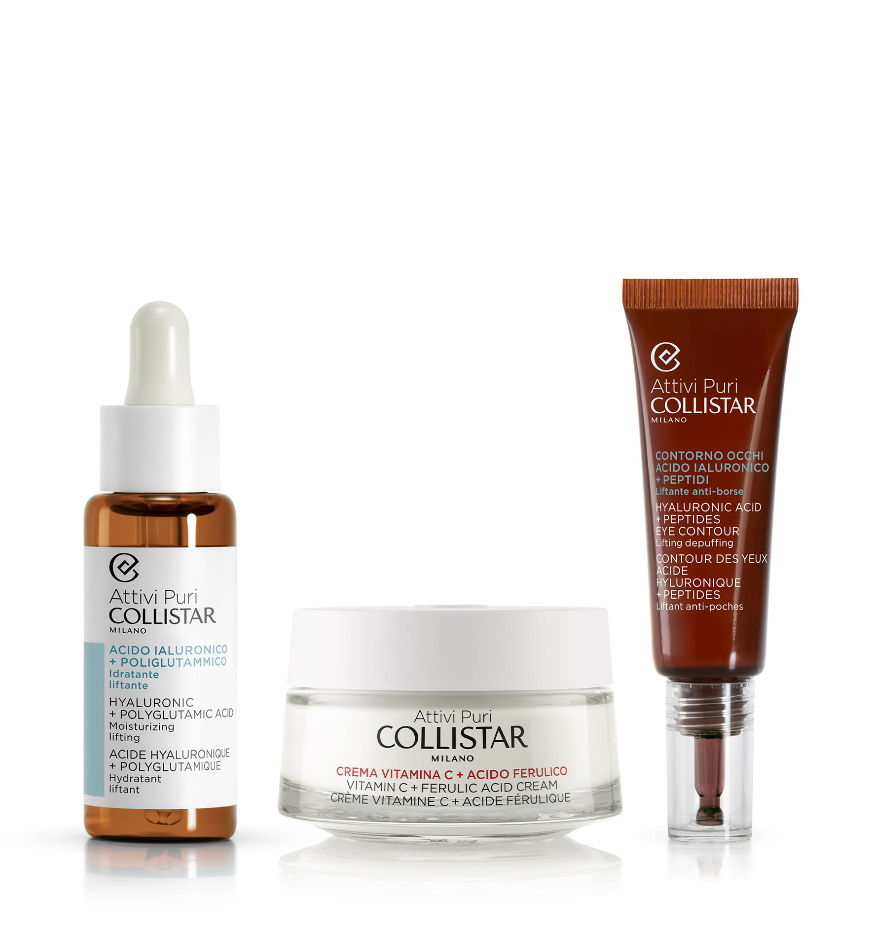 RUTINA PARA ROSTRO Y OJOS HIDRATANTE ILUMINADORA - Bundle | Collistar - Shop Online Ufficiale