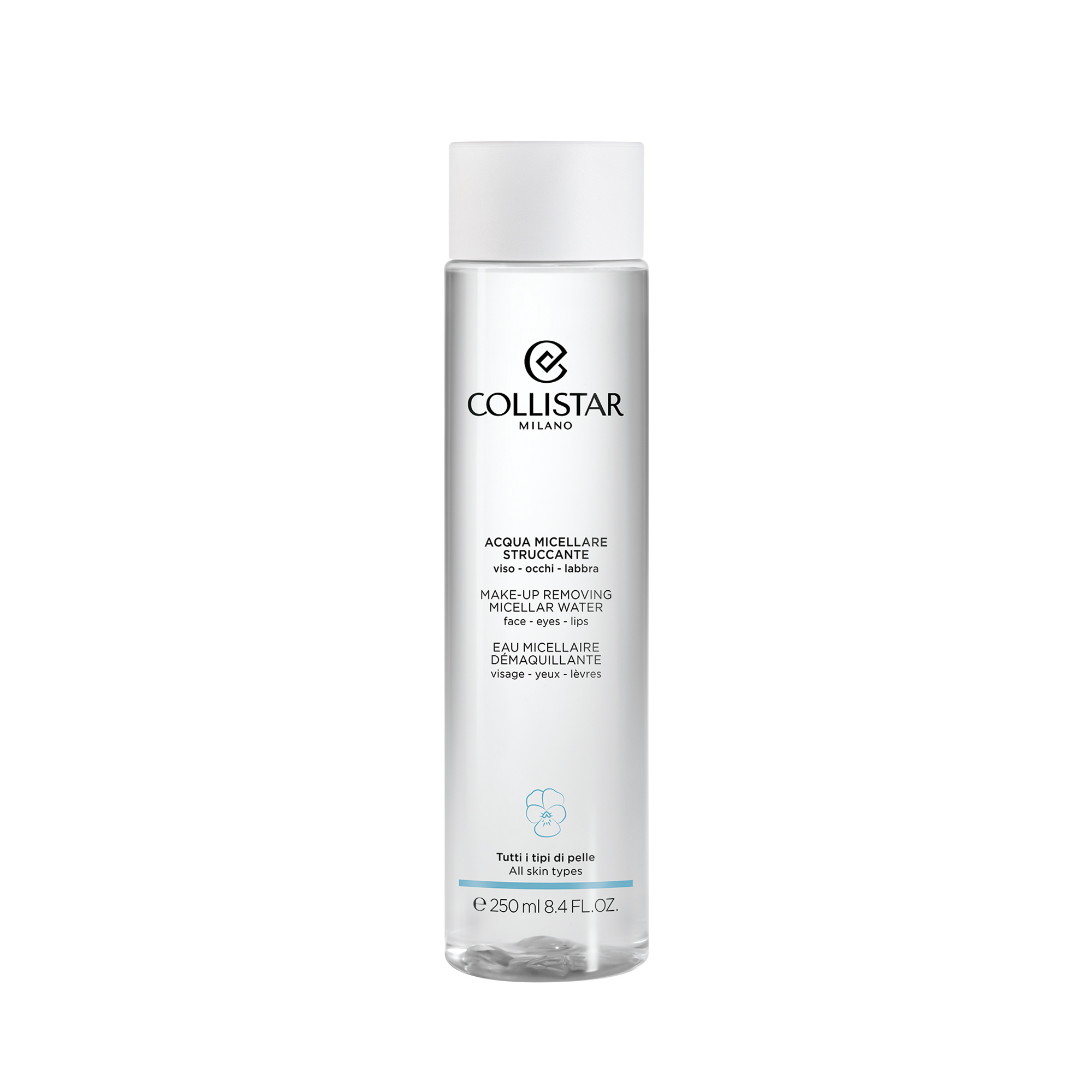 ACQUA MICELLARE STRUCCANTE VISO-OCCHI-LABBRA - Pelle mista o grassa | Collistar - Shop Online Ufficiale