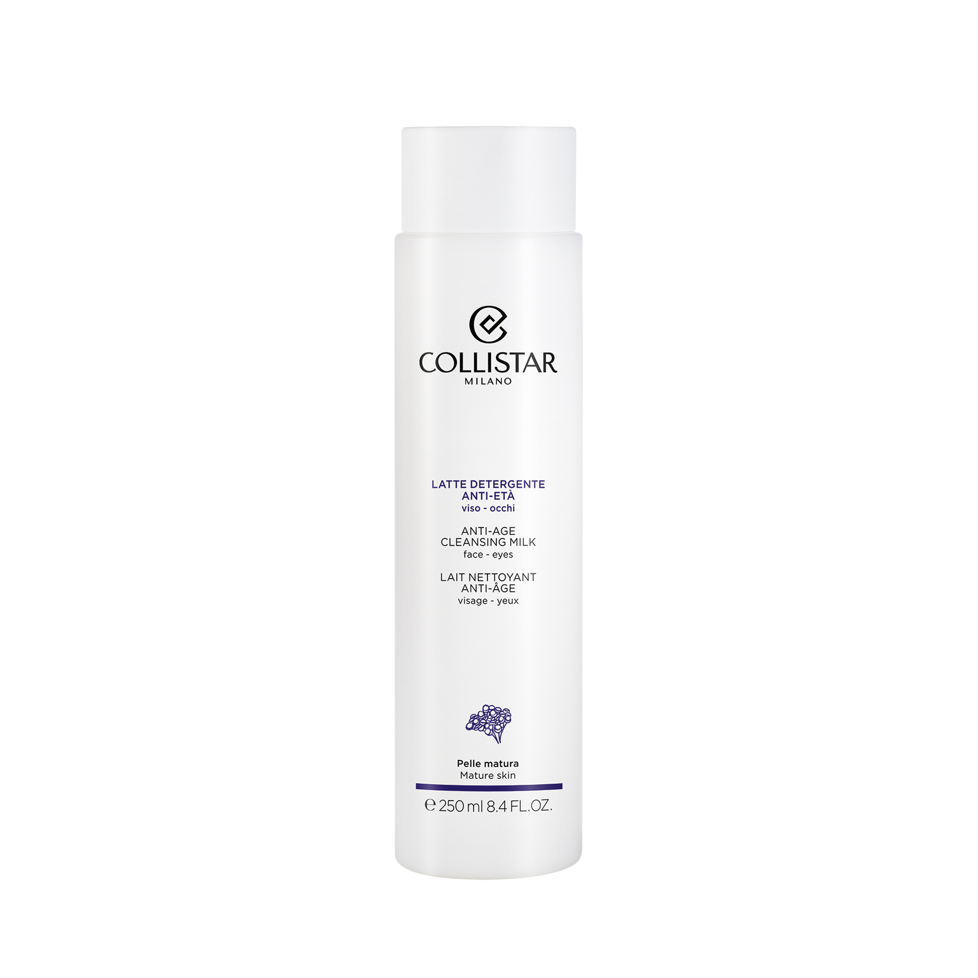 LATTE DETERGENTE ANTI-ETÀ VISO-OCCHI - Pelle mista o grassa | Collistar - Shop Online Ufficiale