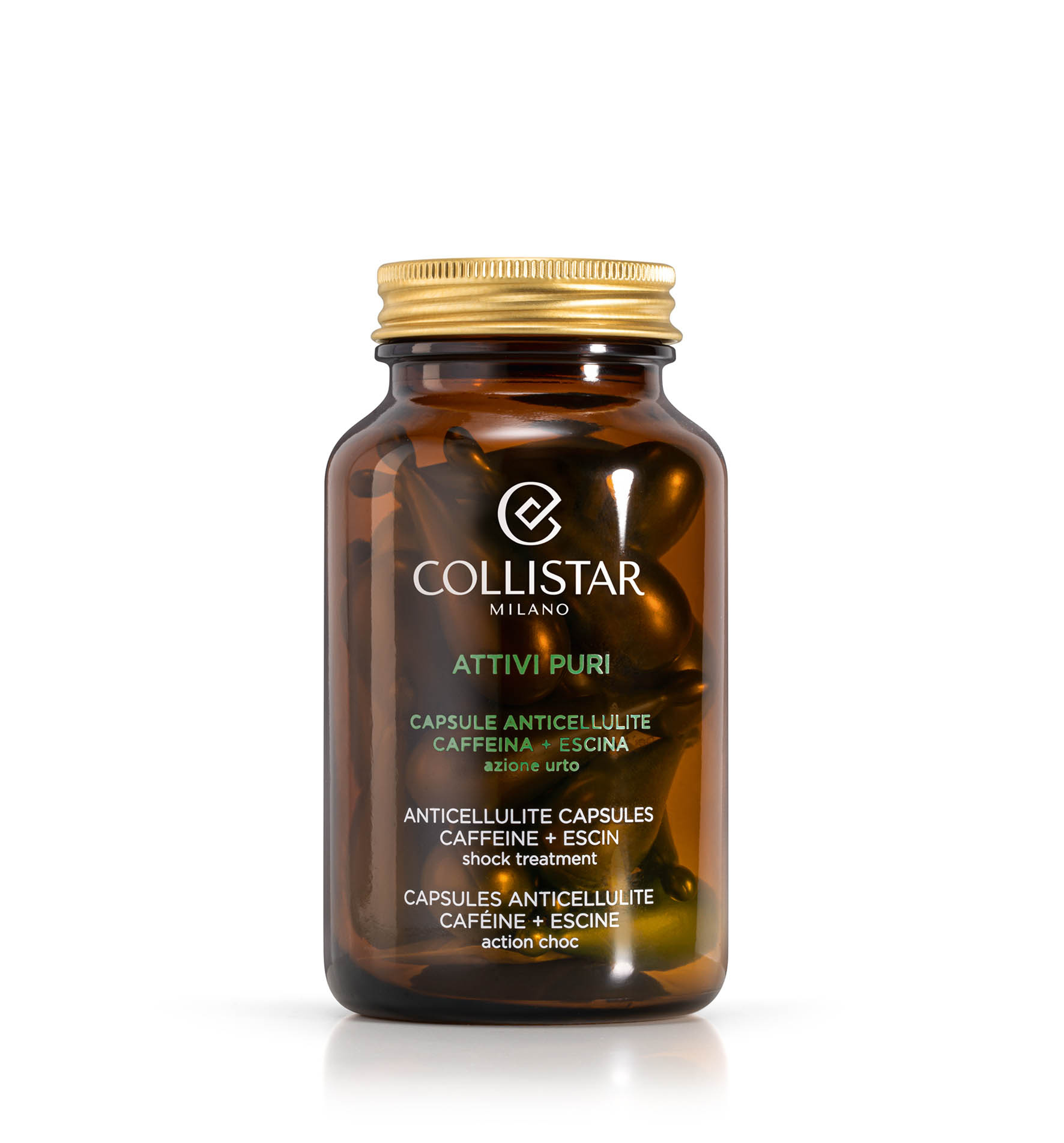 PURE ACTIVES KAPSULY ANTYCELLULITOWE - Terapia uderzeniowa | Collistar - Shop Online Ufficiale