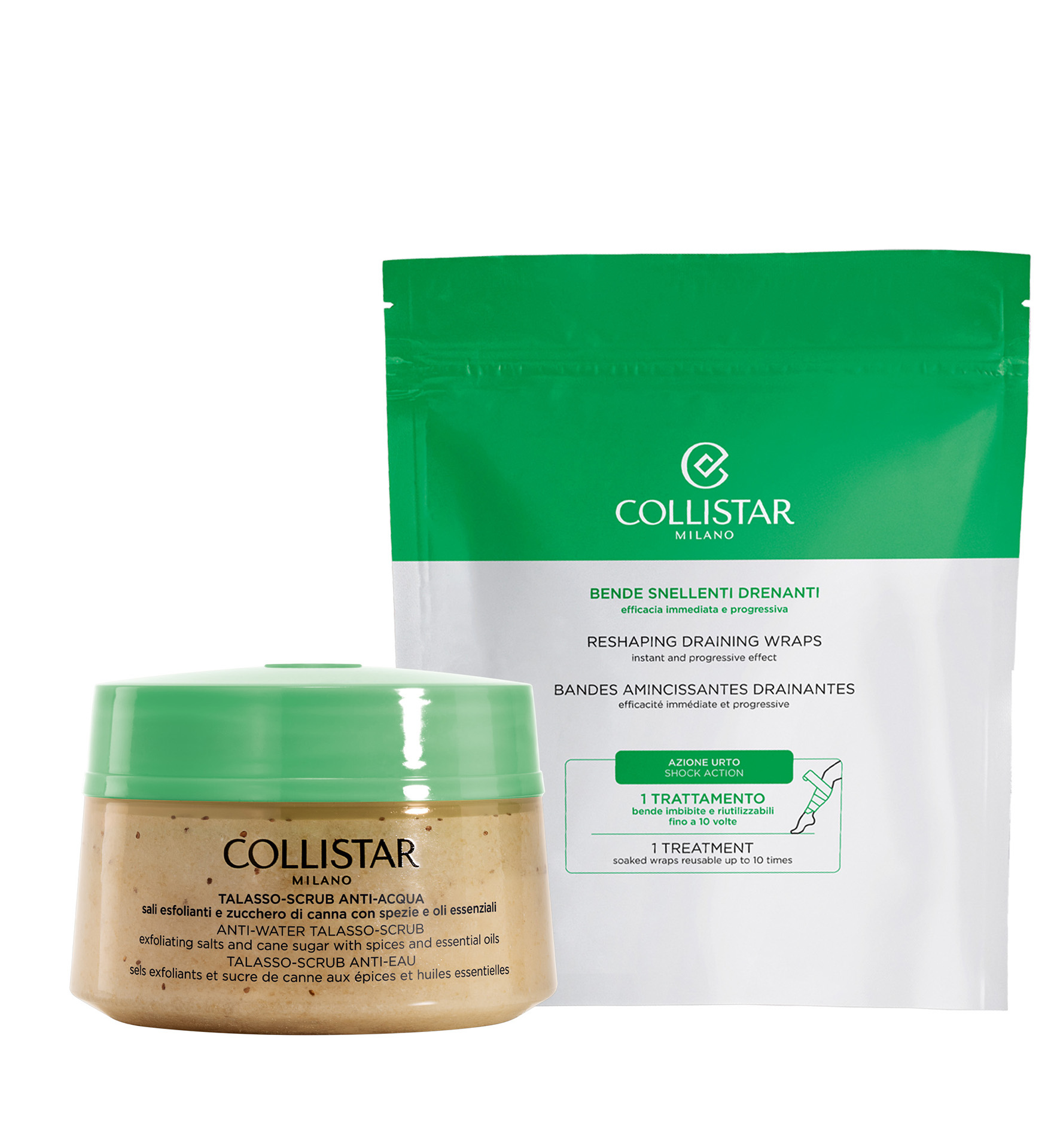 VENDAS REMODELADORAS DRENANTES + TALASSO-SCRUB ANTIAGUA 300g - Rutinas en oferta | Collistar - Shop Online Ufficiale