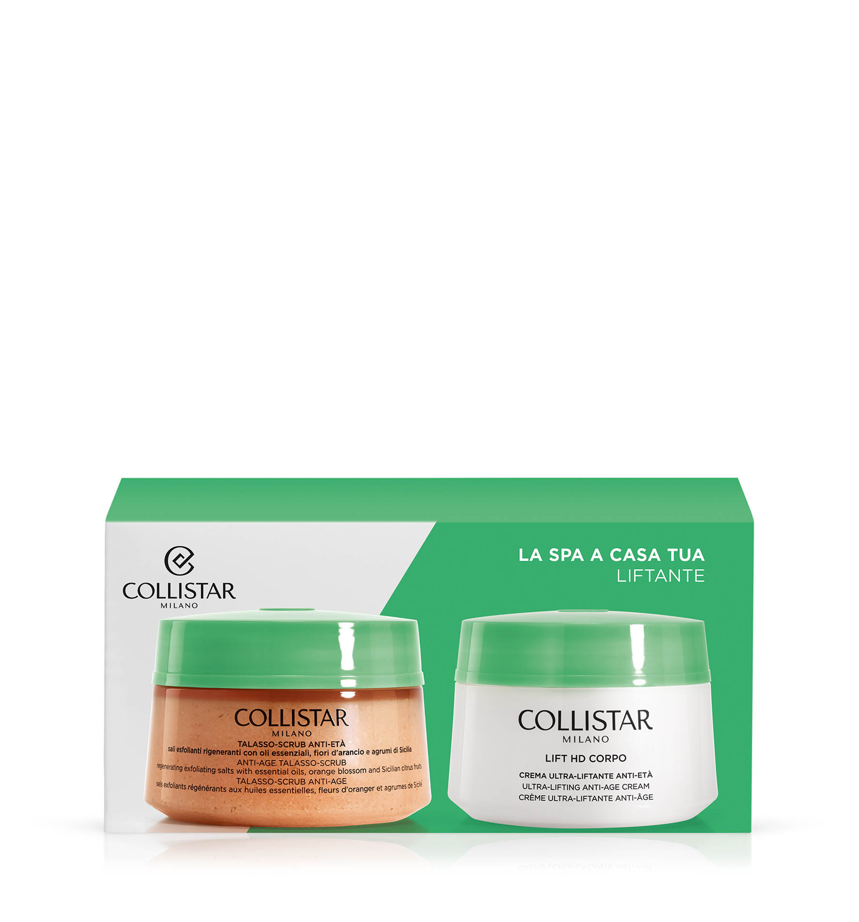 BODYCARE SET SPA AT YOUR HOME - LIFTENDE BODYCARE ROUTINE - Giftsets | Collistar - Shop Online Ufficiale