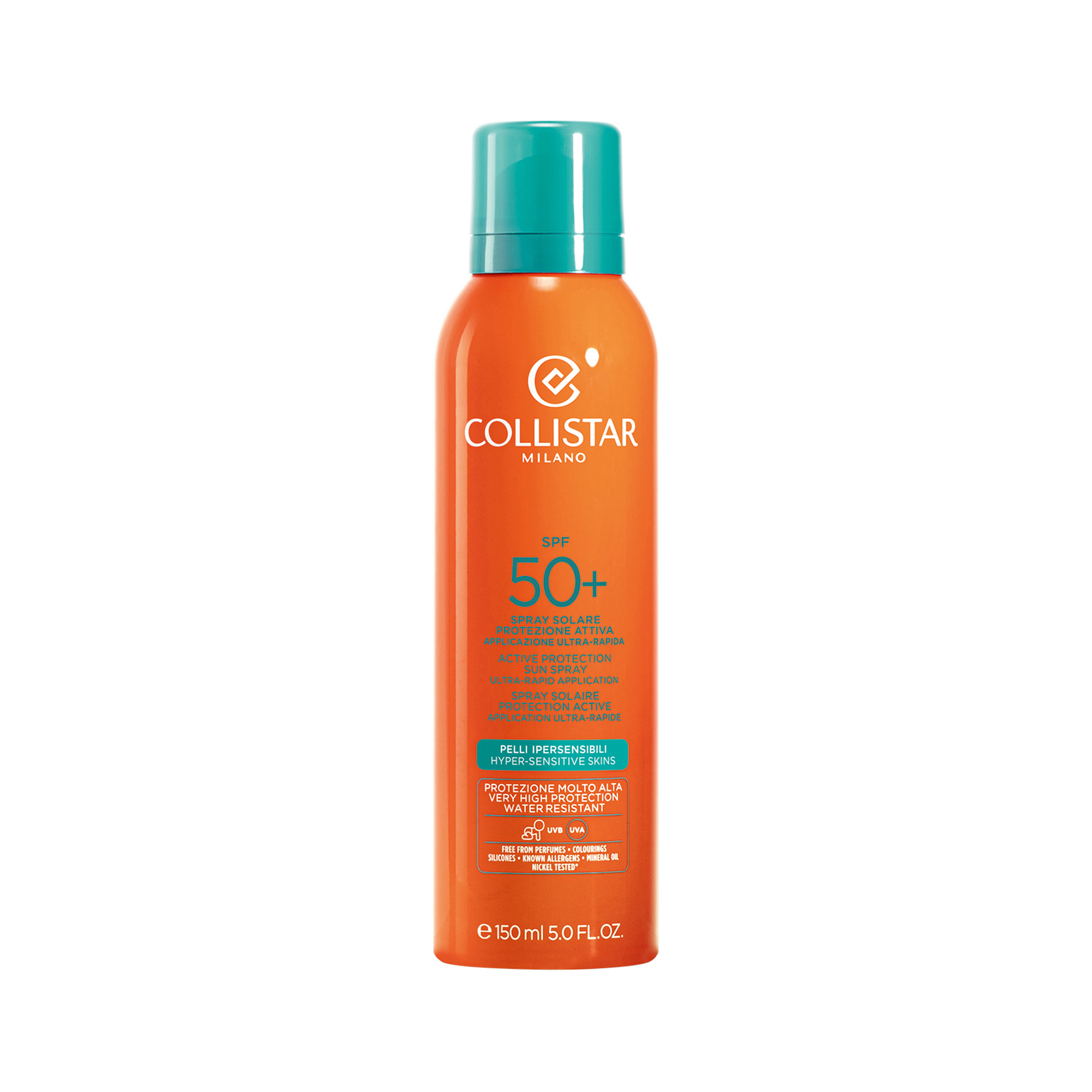 Sun hair lightener lighten spray results using lightening lemon dark before bum naturally light blonde lighter natural highlights use person SPRAY SOLARE PROTEZIONE ATTIVA SPF50+ Collistar | Acquista Online