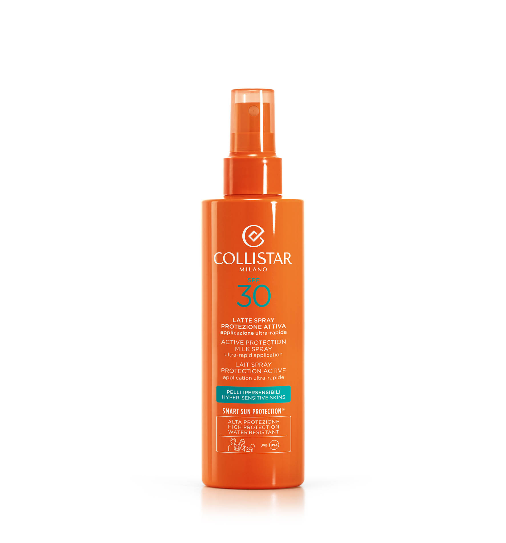 Collistar high-protection sunscreen products and creams