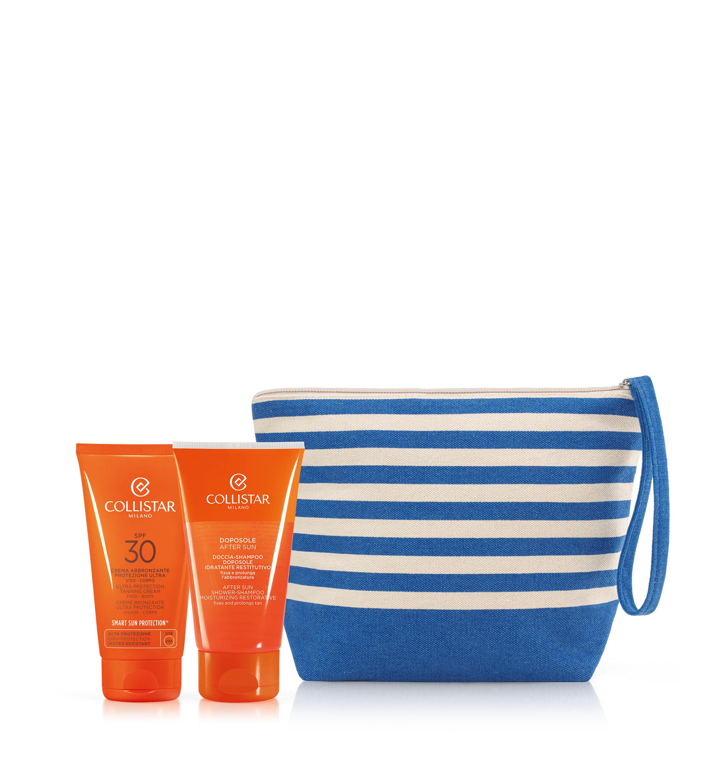 SET ULTRA PROTECTION TANNING CREAM FACE-BODY SPF 30 - Crémes | Collistar - Shop Online Ufficiale