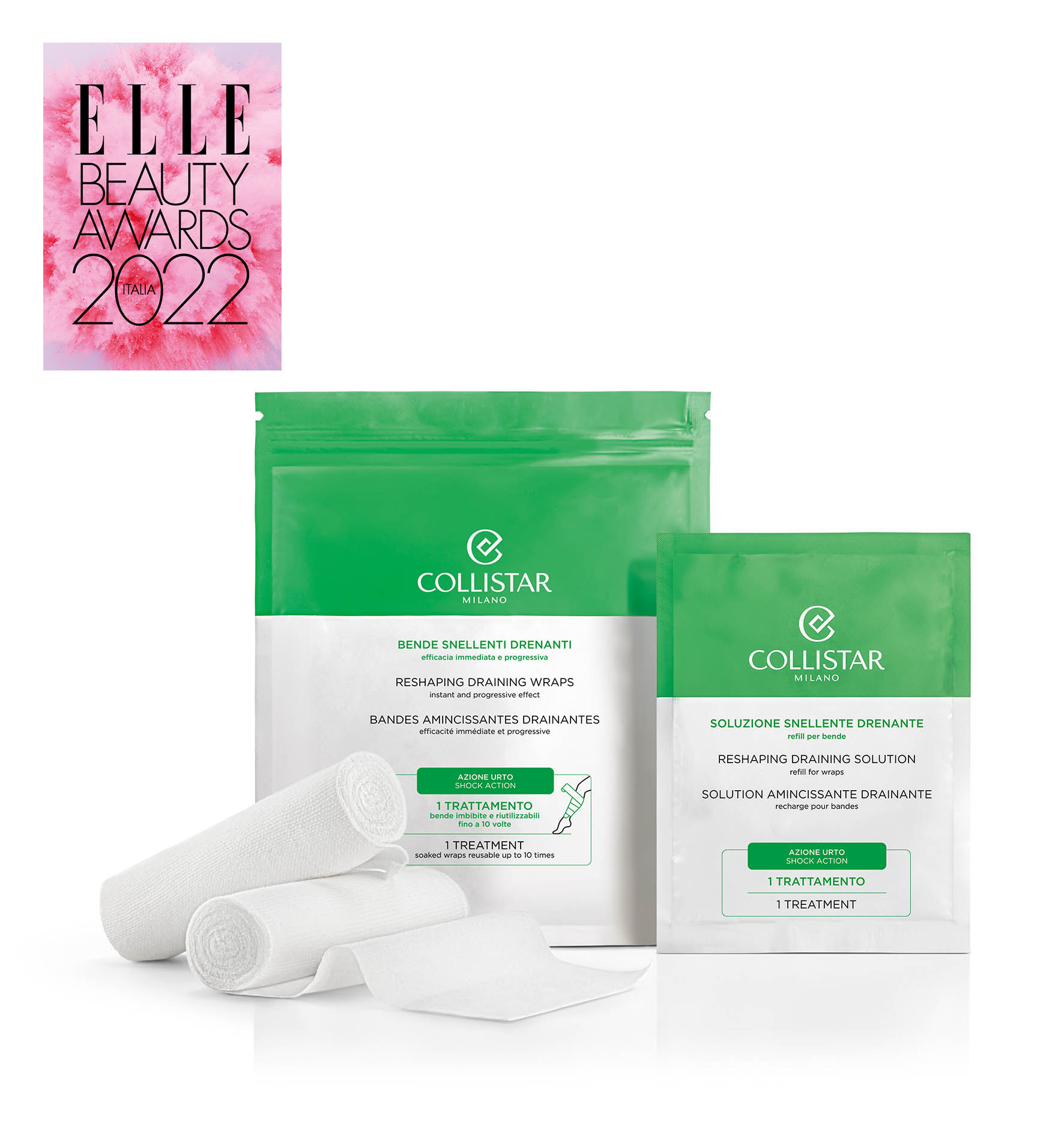 RESHAPING DRAINING WRAPS - Anti-cellulite and slimming | Collistar - Shop Online Ufficiale