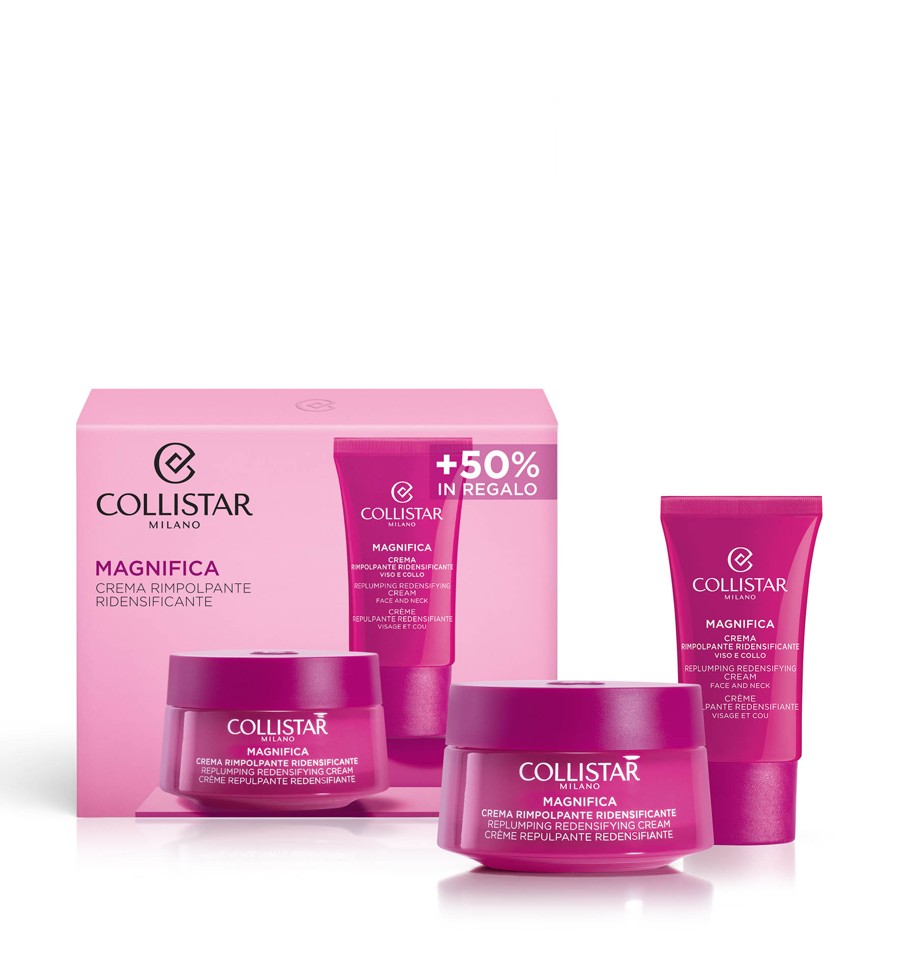 MAGNIFICA REPLUMPING REDENSIFYING CREAM 50 ml SET - Travel Size | Collistar - Shop Online Ufficiale