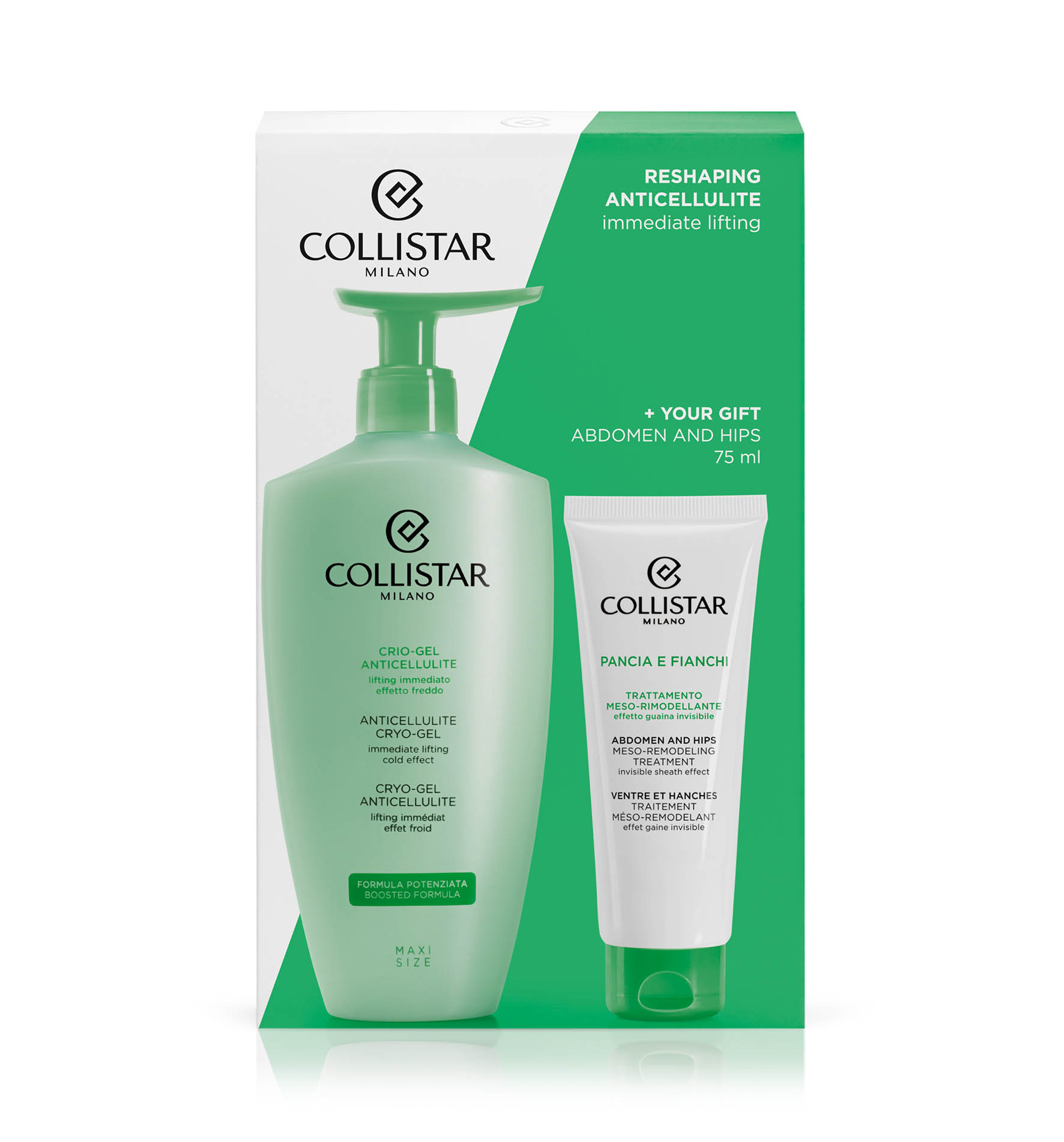 SET RESHAPING ANTICELLULITE immediate lifting - Creams and Oils | Collistar - Shop Online Ufficiale