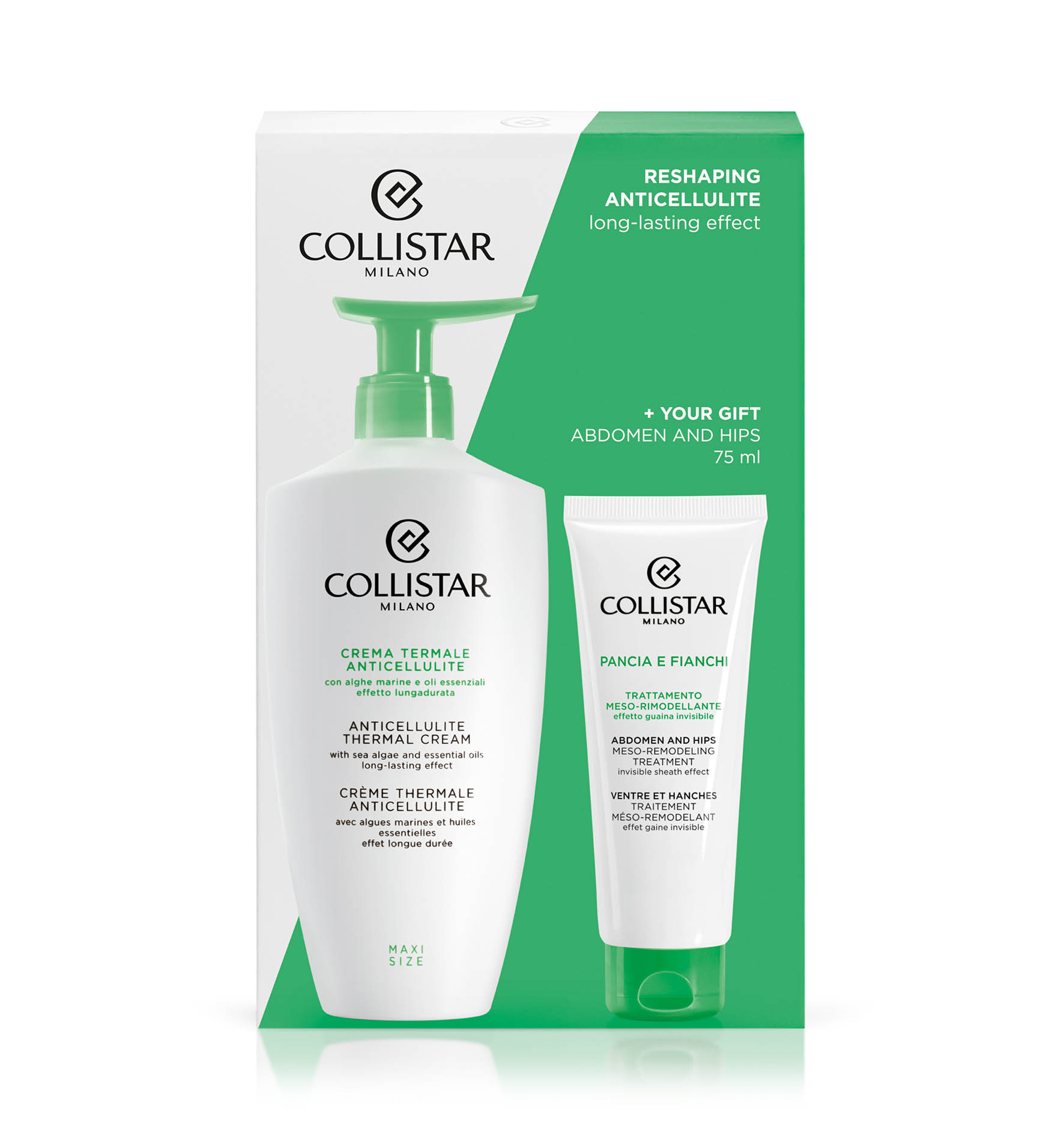 SET RESHAPING ANTICELLULITE long-lasting effect - Creams and Oils | Collistar - Shop Online Ufficiale