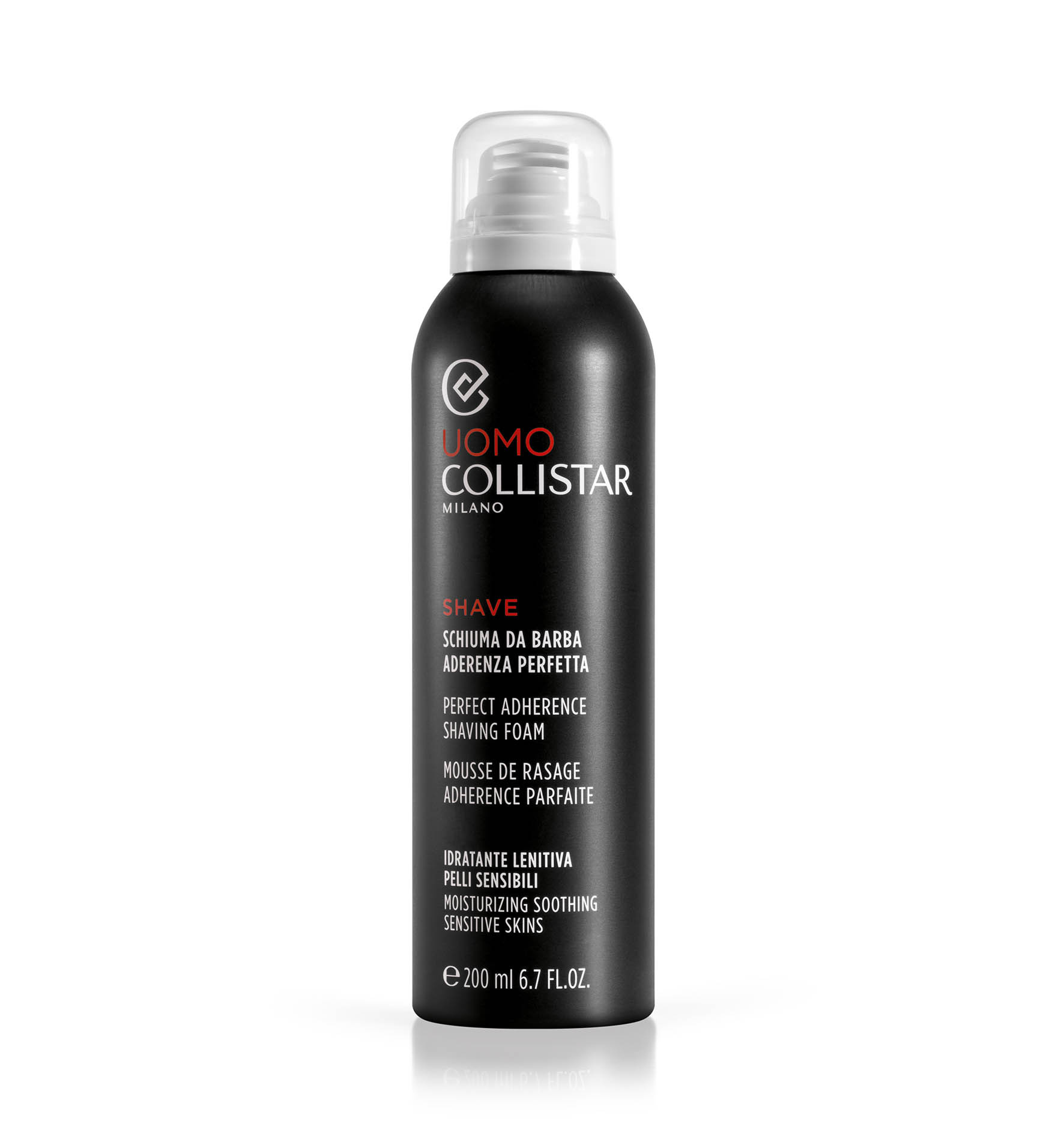 UOMO SHAVE PERFECT ADHERENCE SHAVING FOAM - Sensitive skin | Collistar - Shop Online Ufficiale