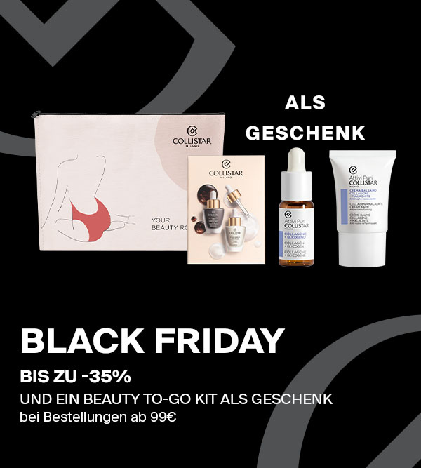 BLACK  FRIDAY | BIS ZU -35% | UND EIN BEAUTY TO-GO KIT ALS GESCHENK  - bei Bestellungen ab 99€