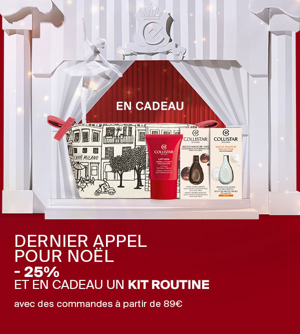 DERNIER APPEL  POUR NOËL - - 25% ET EN CADEAU UN KIT ROUTINE  avec des commandes à partir de 89€