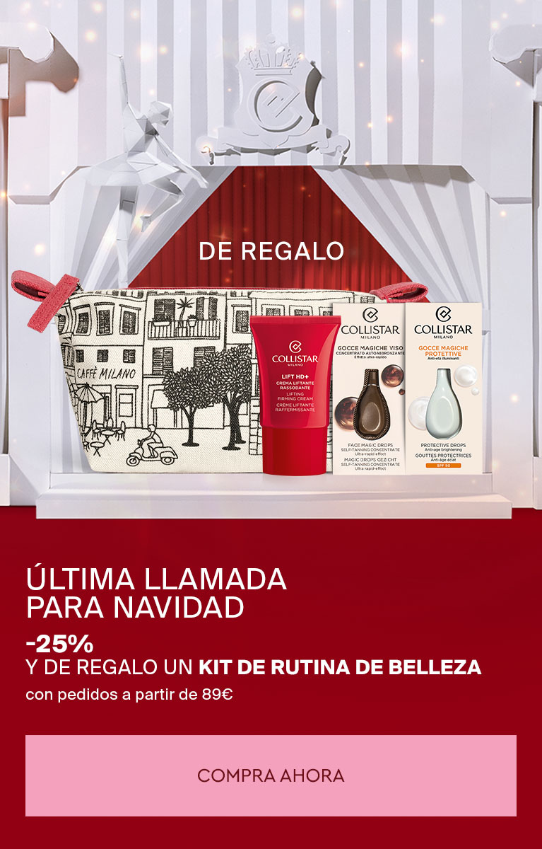 ÚLTIMA LLAMADA  PARA NAVIDAD - -25% Y DE REGALO UN KIT DE RUTINA DE BELLEZA  con pedidos a partir de 89€ 