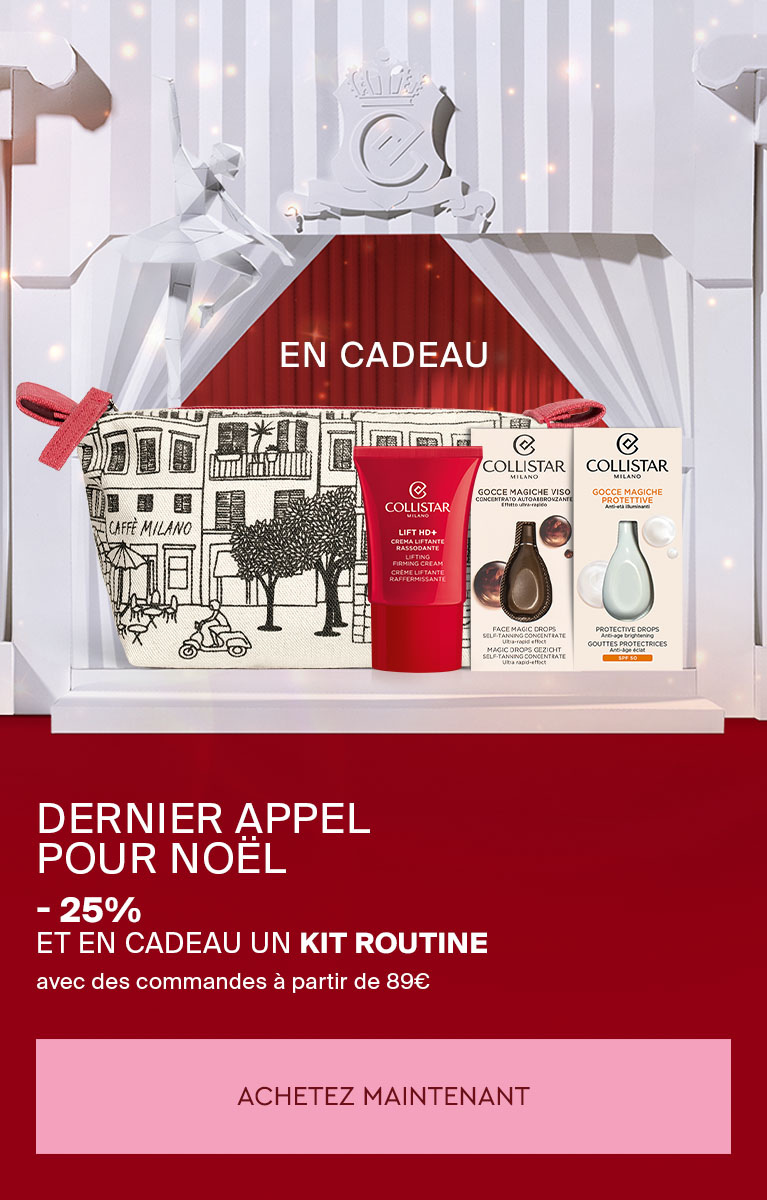 DERNIER APPEL  POUR NOËL - - 25% ET EN CADEAU UN KIT ROUTINE  avec des commandes à partir de 89€