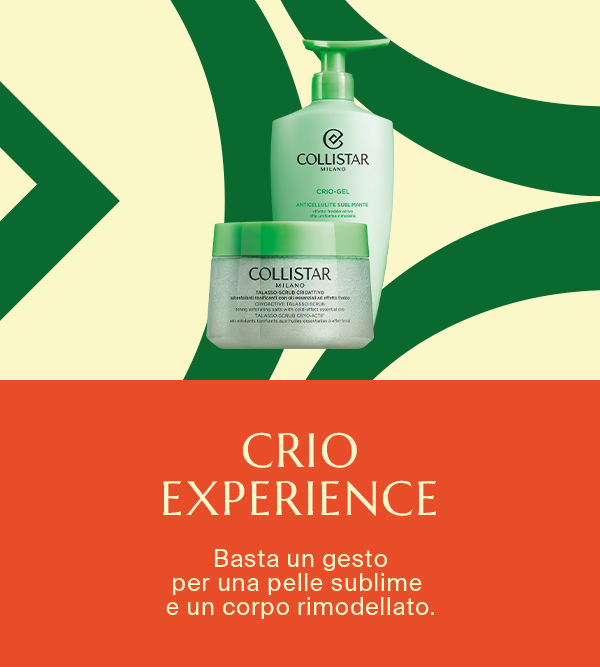 CRIO EXPERIENCE - Basta un gesto per una pelle sulime e un corpo rimodellato.