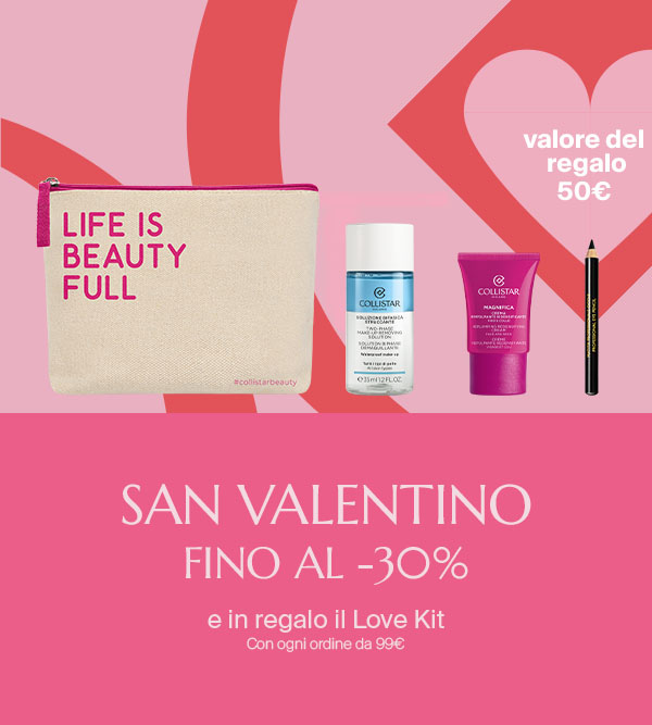 SAN VALENTINO - Fino al -30% sui prodotti più amati e il Love Kit in regalo  con ordini da 99€