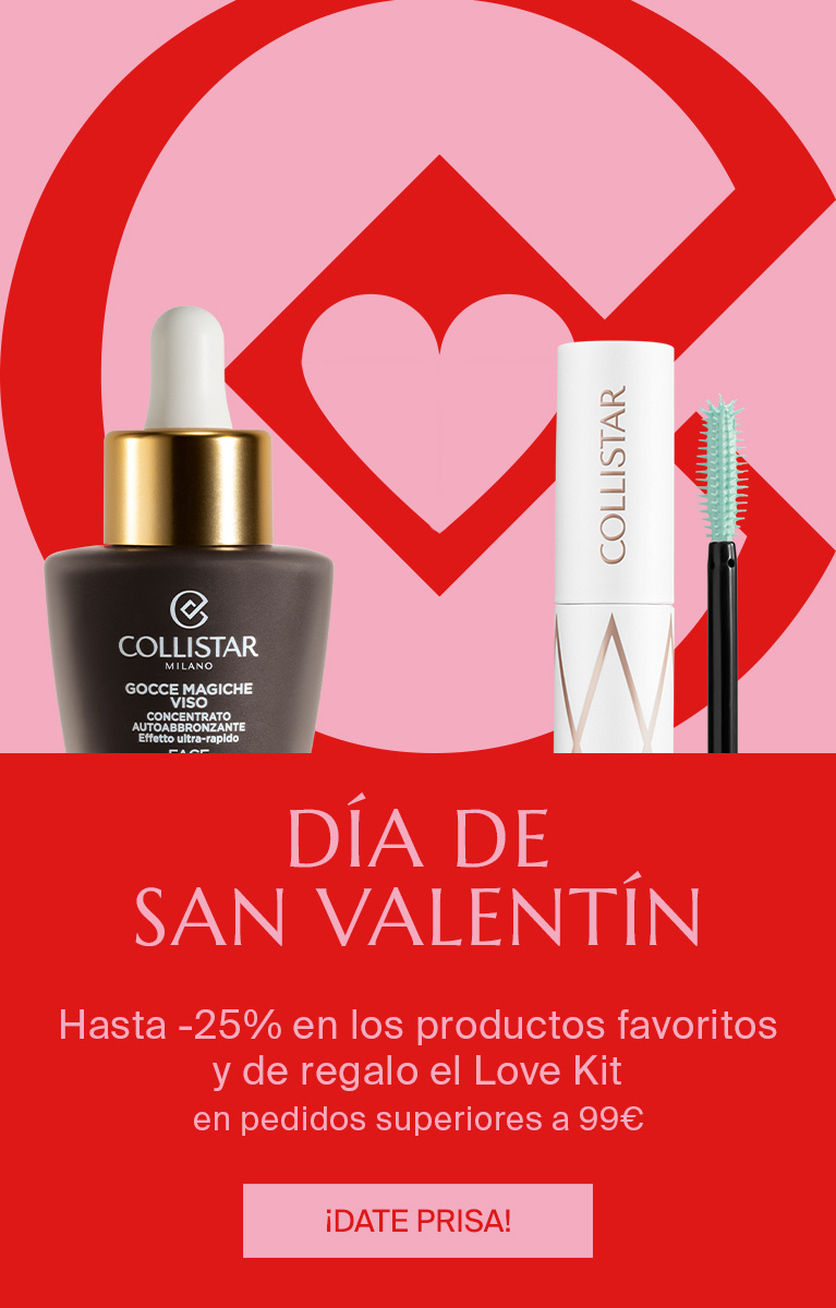 DÍA DE SAN VALENTÍN - Hasta -25% en los productos favoritos y de regalo el Love Kit en pedidos superiores a 99€ 