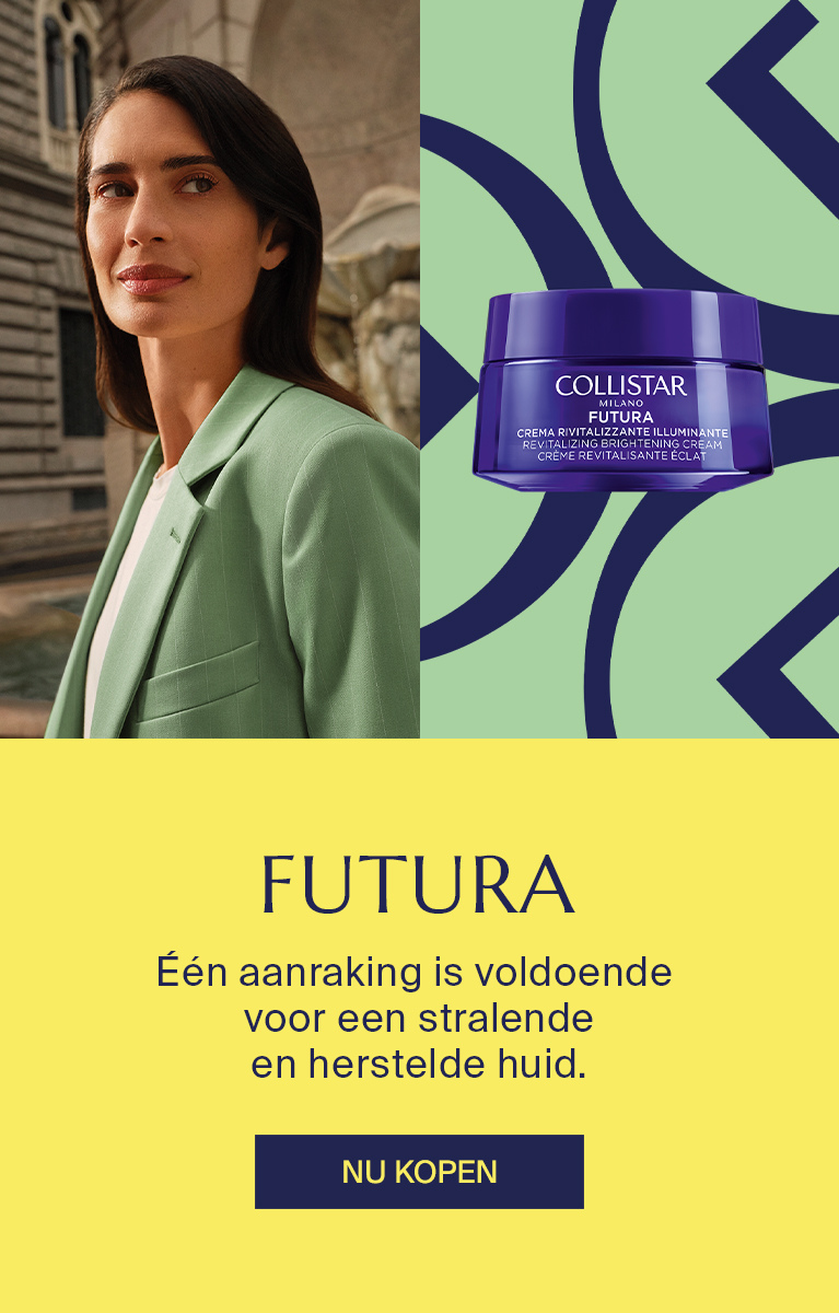 FUTURA - Één aanraking is voldoende  voor een stralende en herstelde huid.