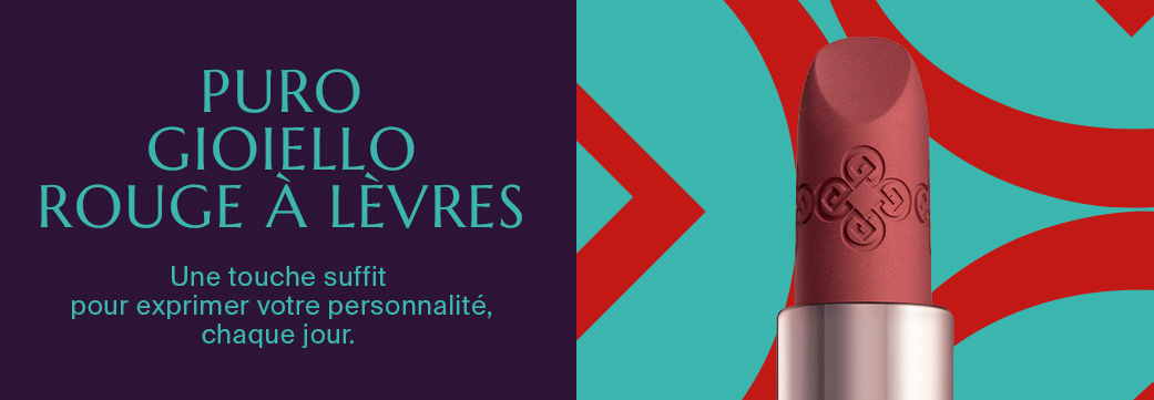 PURO GIOIELLO  ROUGE À LÈVRES - Une touche suffit  pour exprimer votre personnalité, chaque jour. 