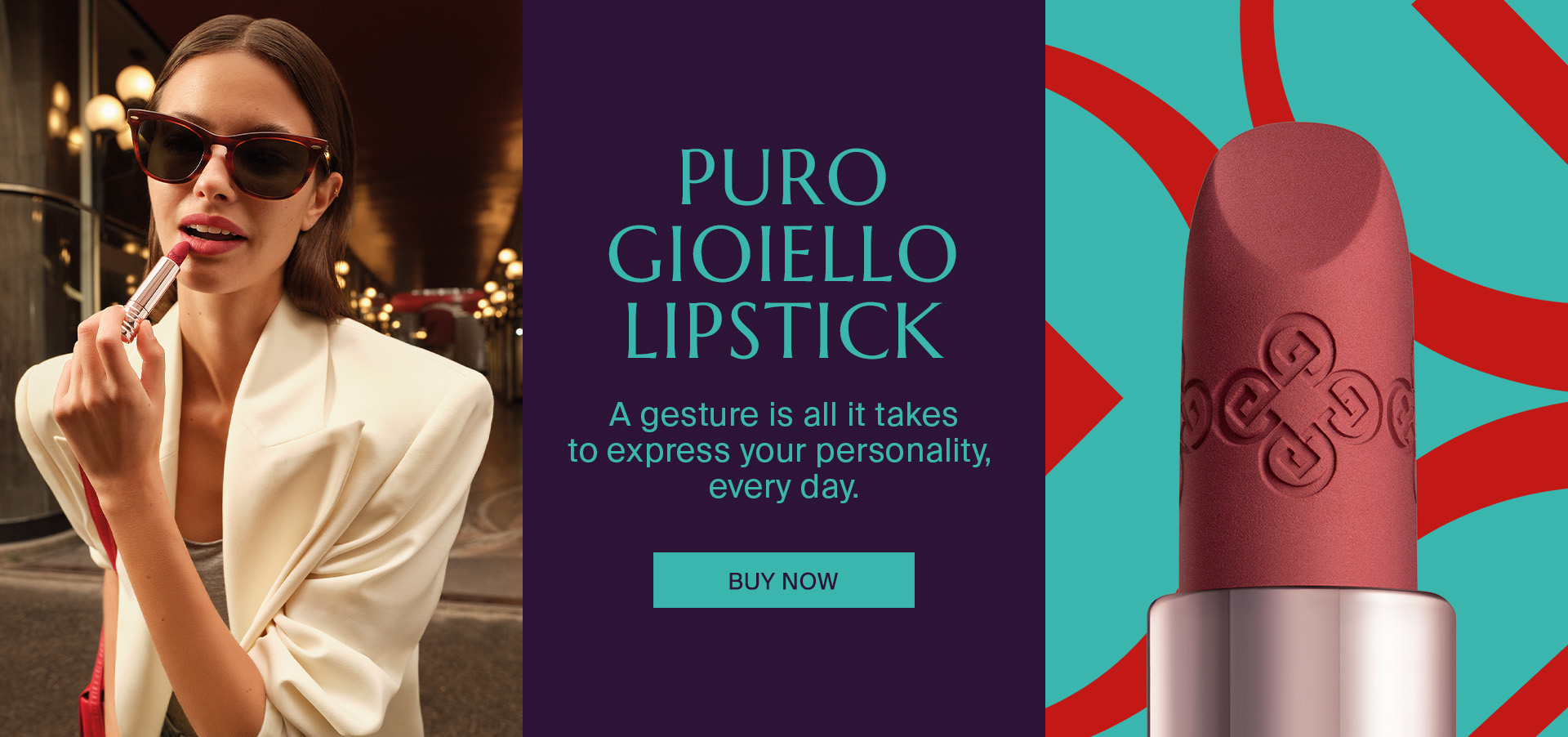 PURO GIOIELLO LIPSTICK - A gesture is all it takes to express your personality, every day.