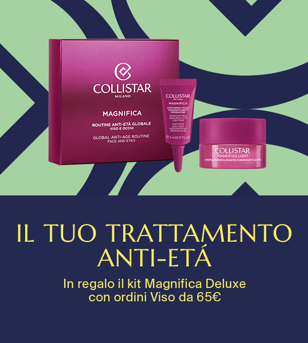 IL TUO TRATTAMENTO ANTI-ETà - In regalo il kit Magnifica Deluxe con ordini Viso da 65€