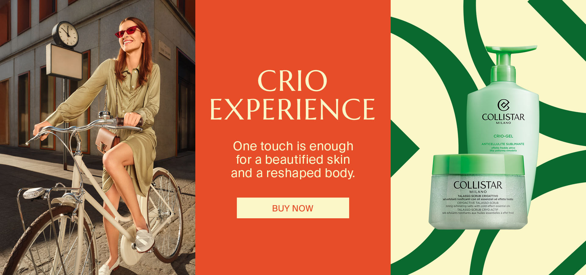 CRIO EXPERIENCE - One touch is enough for a beautifield skin and a reshaped body.