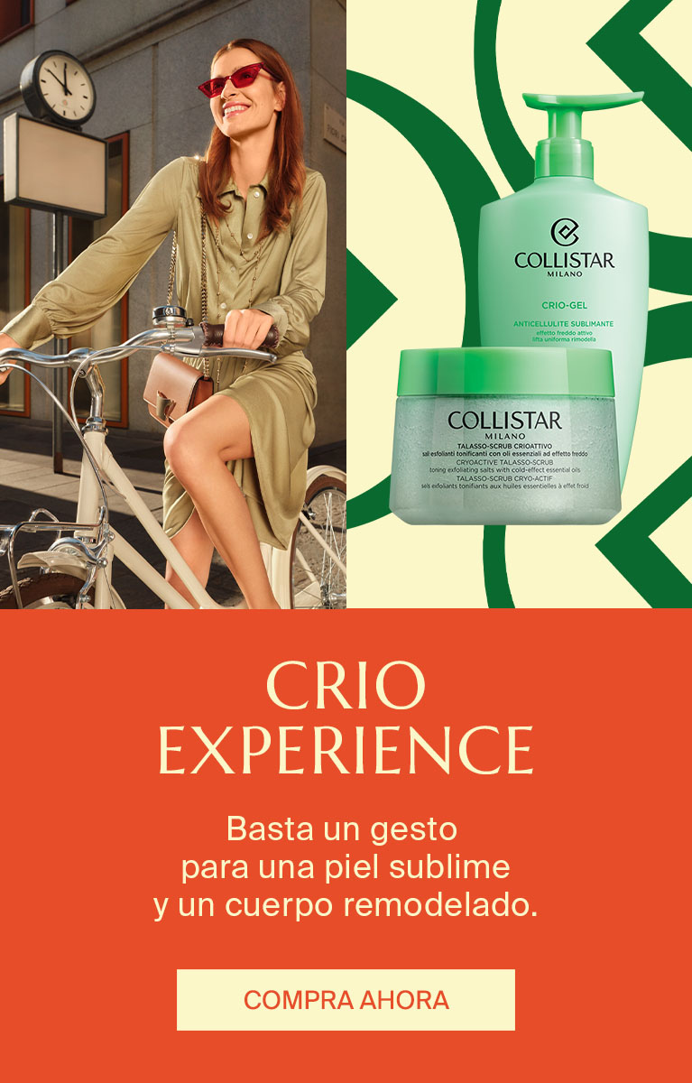 CRIO EXPERIENCE - Basta un gesto para una piel sublime y un cuerpo remodelado