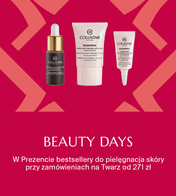 BEAUTY DAYS - Tot -30% i w Prezencie bestsellery do pielęgnacja skóry przy zamówieniach na Twarz od 271 zł