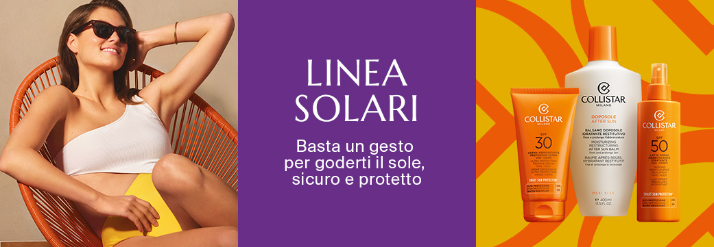 LINEA SOLARI - Basta un gesto per goderti il sole, sicuro e protetto