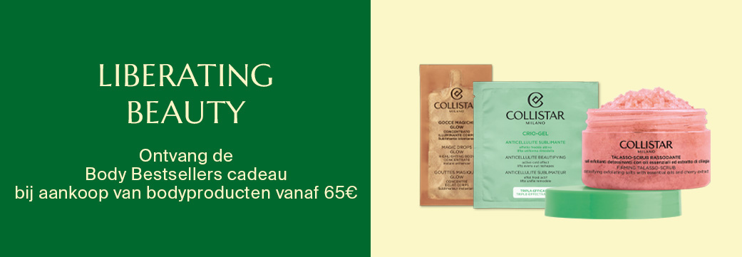 LIBERATING BEAUTY - Ontvang de Body Bestsellers cadeau  bij aankoop van bodyproducten vanaf 65€