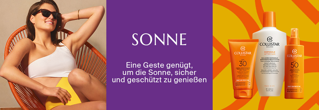 SONNE - Eine Geste genügt, um die Sonne, sicher  und geschützt zu genießen