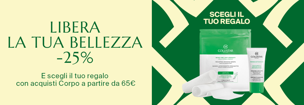LIBERA IL TUO CARISMA -25% -  E scegli il tuo regalo  con acquisti Corpo a partire da 65€