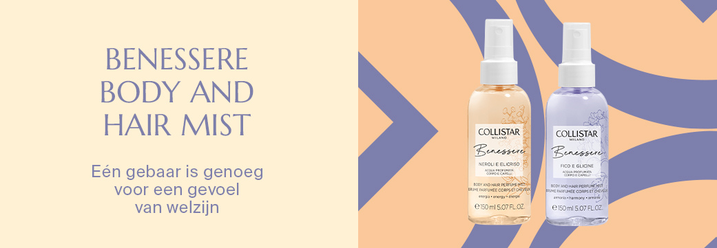 BENESSERE  BODY AND  HAIR MIST - Eén gebaar is genoegvoor een gevoel van welzijn