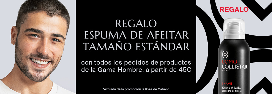 REGALO ESPUMA DE AFEITAR TAMAÑO ESTÁNDAR - con todos los pedidos de productos de la Gama Hombre, a partir de 45€