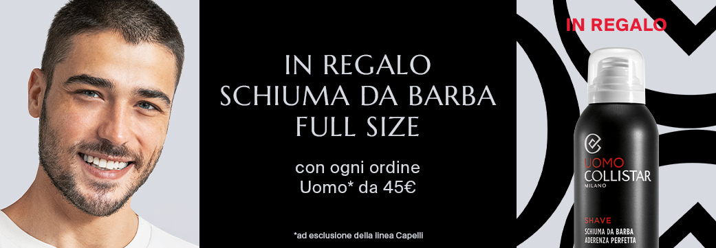 IN REGALO SCHIUMA DA BARBA FULL SIZE - con ogni ordine Uomo* da 45€