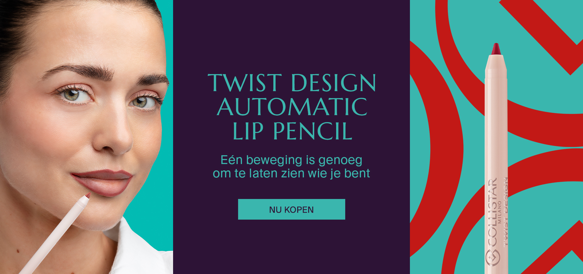 TWIST DESIGN AUTOMATIC LIP PENCIL - Eén beweging is genoeg om te laten zien wie je bent